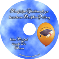Glückwunsch-CD zum Bachelor