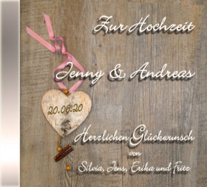 persönliche bayerische Hochzeits-CD Cover - personalisierte Geschenke zur Hochzeit