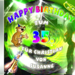 Persönliche Party-Geburtstags-CD Cover - personalisierte Geburtstagsgeschenke