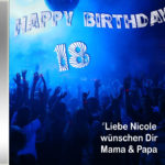 Persönliche Pop/Dance-Geburtstags-CD Cover - personalisierte Geburtstagsgeschenke