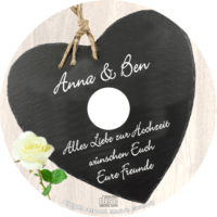 persönliche Hochzeits-CD Above Spiegel - personalisierte Geschenke zur Hochzeit