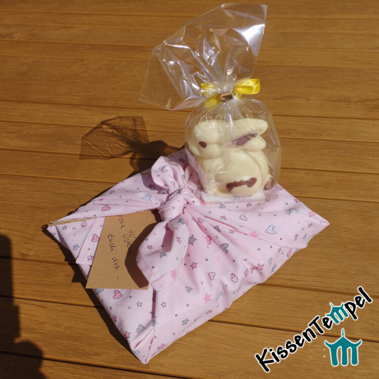 Geschenktuch Furoshiki „Kids“ CD-Geschenkverpackung für Mädchen