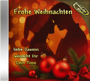 ♫ Die romatische Partner-Weihnachts-CD mit Deinen persönlichen Grüßen - Weihnachtsgrüße der Liebe