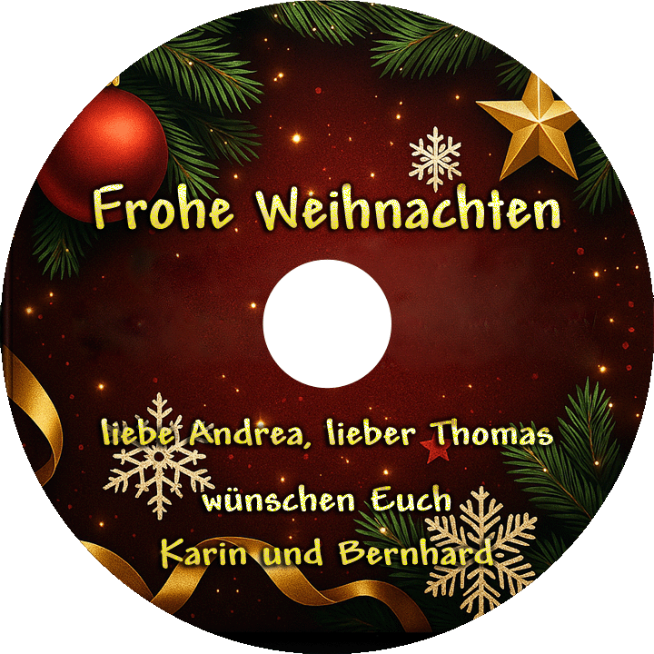 ♫ Die personalisierte Weihnachts-CD, große Liederauswahl, mit Deinen persönlichen Weihnachtsgrüßen – Bild 2